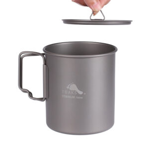 Trail Titanium 750ml Pot & Mug — Ultralight Camping Cook Cup